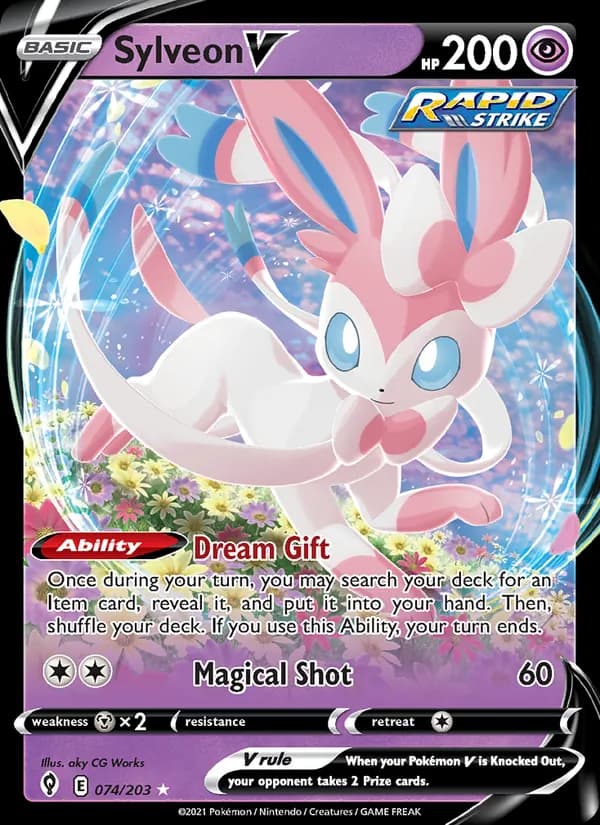 Sylveon V — изображение карты