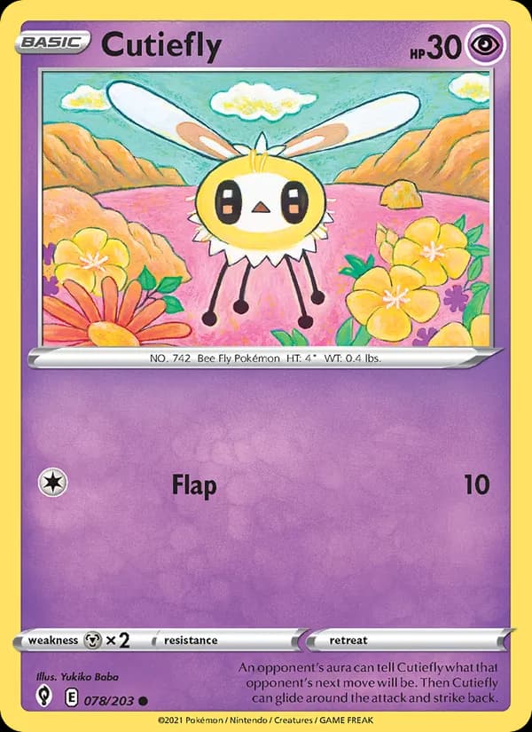 Cutiefly — изображение карты