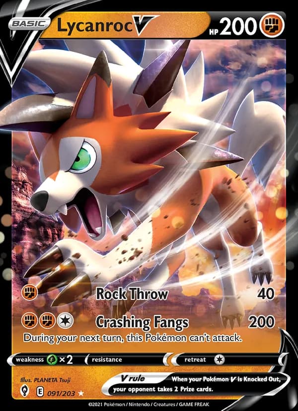Lycanroc V — изображение карты