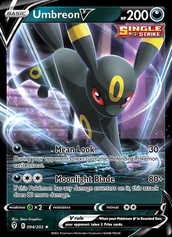 Umbreon V — изображение карты