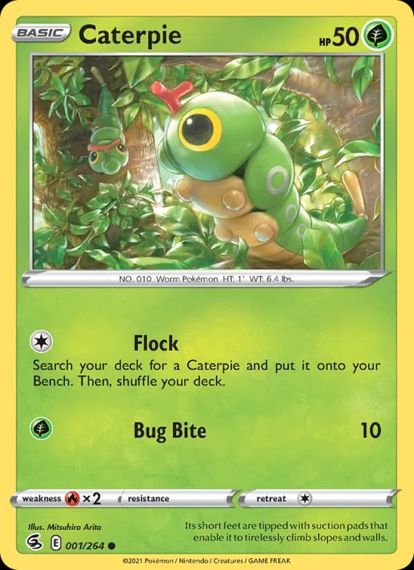 Caterpie — изображение карты
