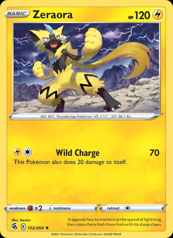 Zeraora — изображение карты