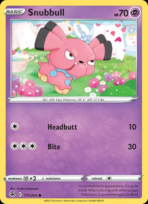 Snubbull — изображение карты