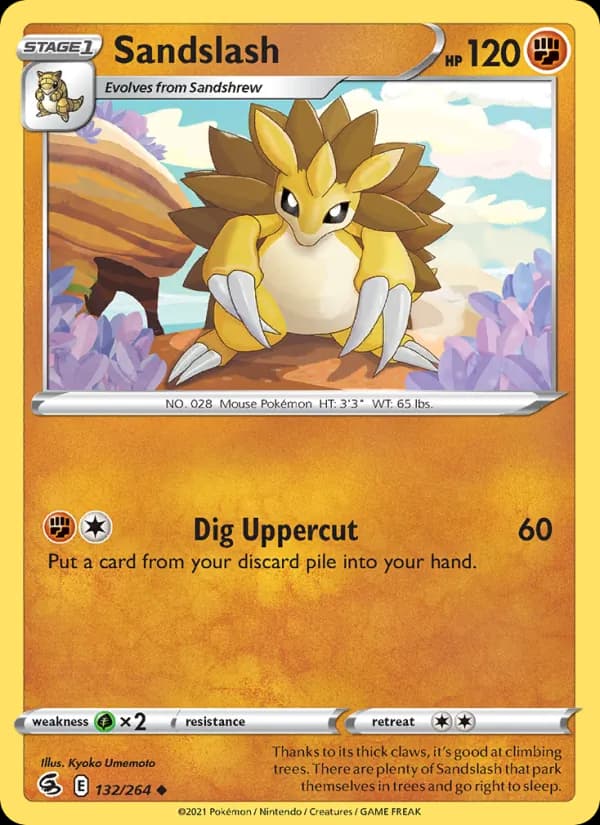 Sandslash — изображение карты