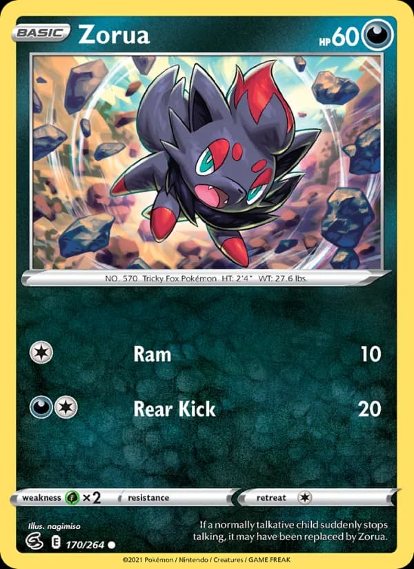 Zorua — изображение карты
