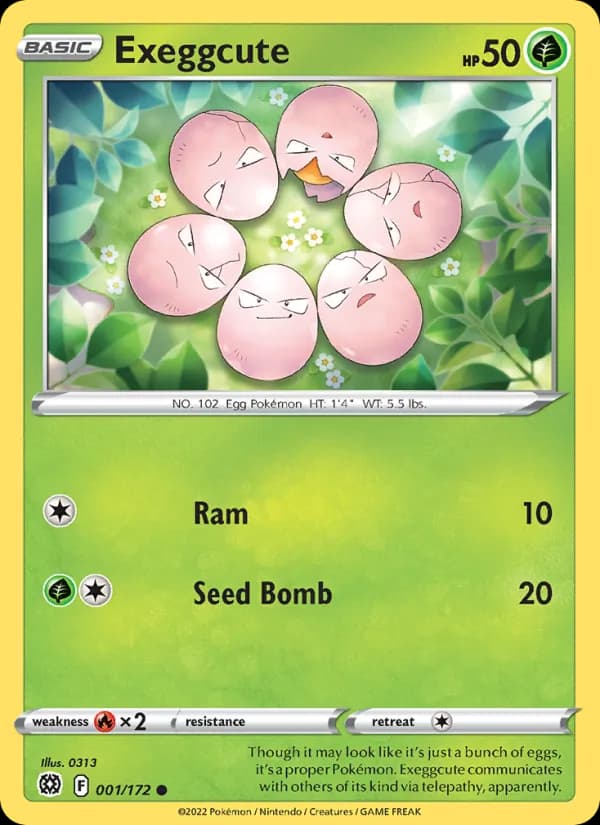 Exeggcute — изображение карты