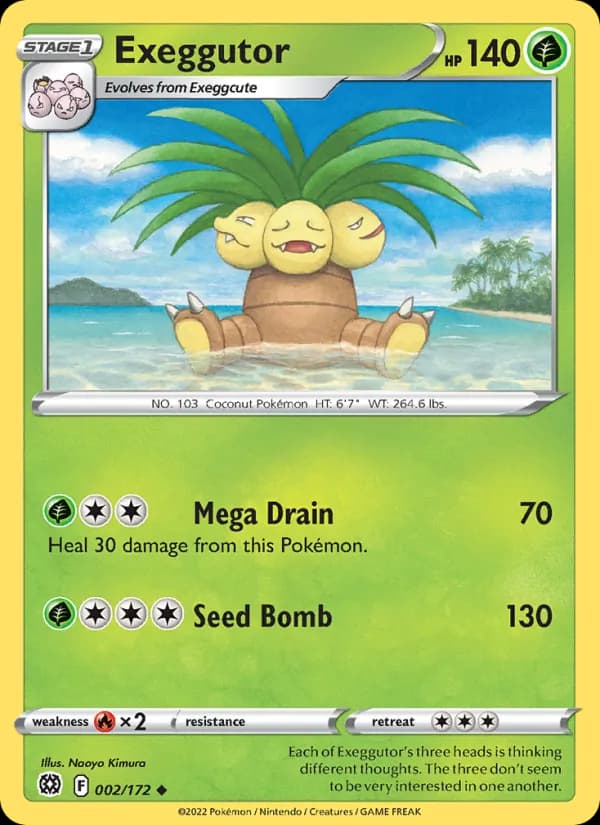 Exeggutor — изображение карты
