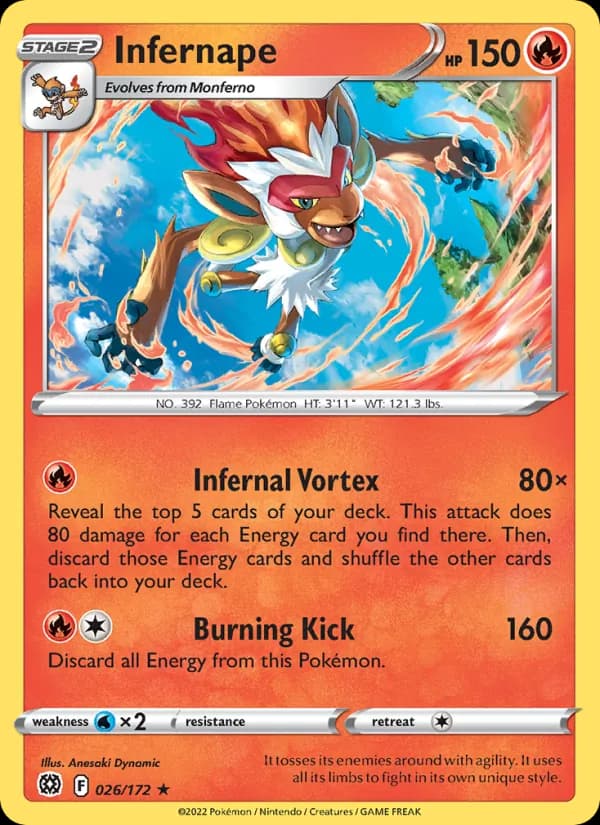 Infernape — изображение карты
