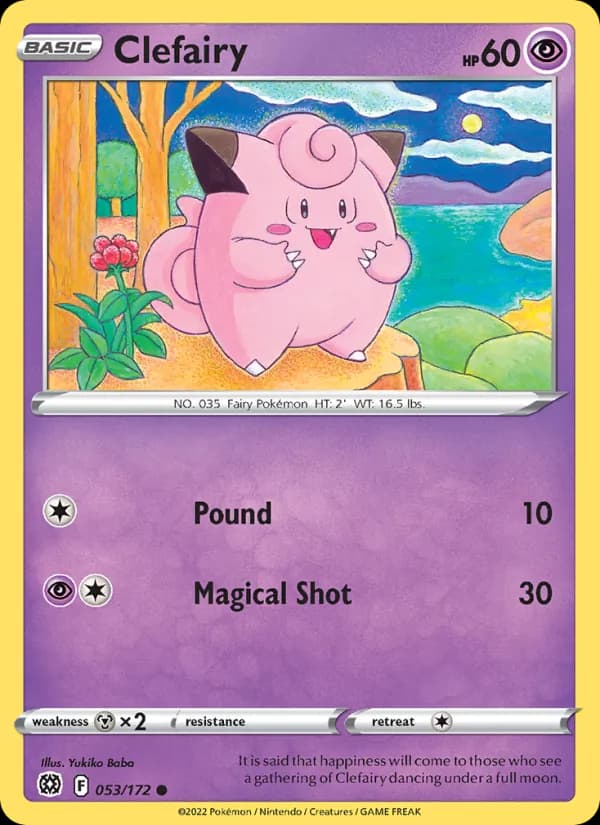 Clefairy — изображение карты