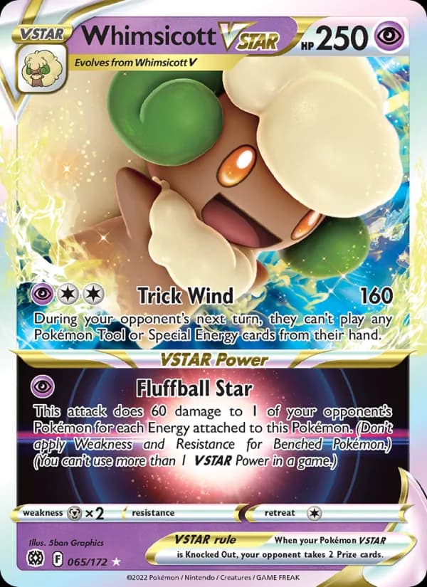 Whimsicott VSTAR — изображение карты