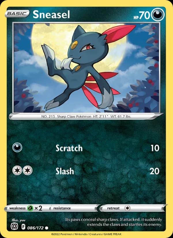 Sneasel — изображение карты