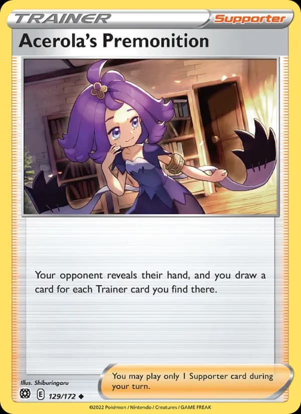 Acerola's Premonition — изображение карты