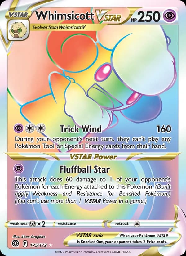 Whimsicott VSTAR — изображение карты