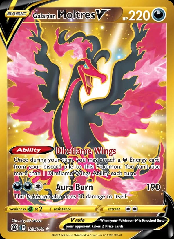 Galarian Moltres V — изображение карты