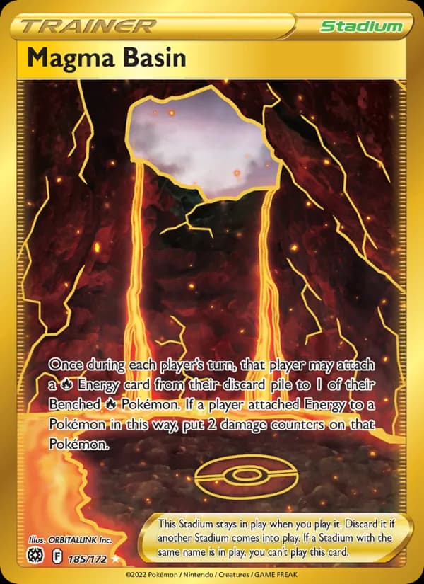 Magma Basin — изображение карты