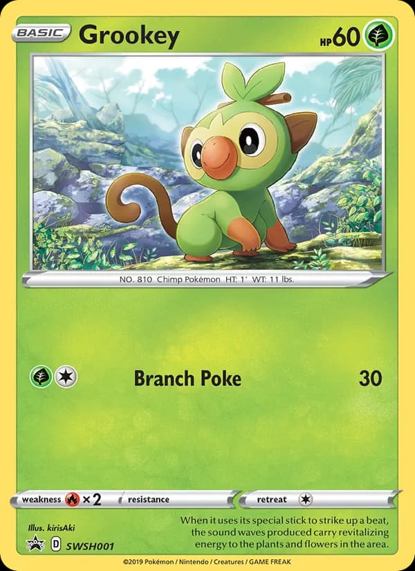 Grookey — изображение карты
