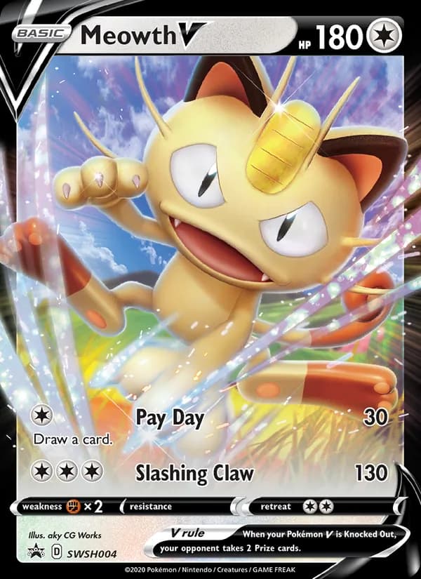 Meowth V — изображение карты