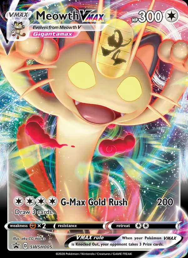 Meowth VMAX — изображение карты