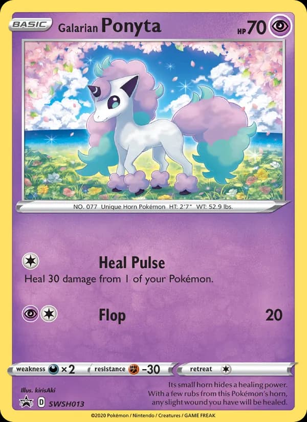 Galarian Ponyta — изображение карты