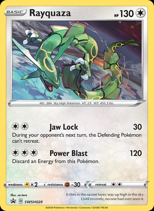 Rayquaza — изображение карты