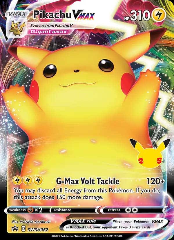 Pikachu VMAX — изображение карты