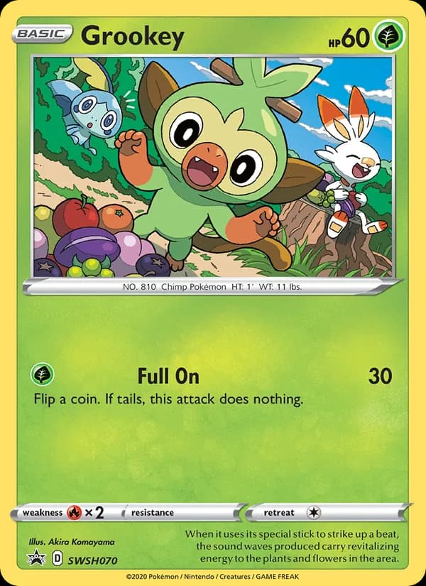 Grookey — изображение карты