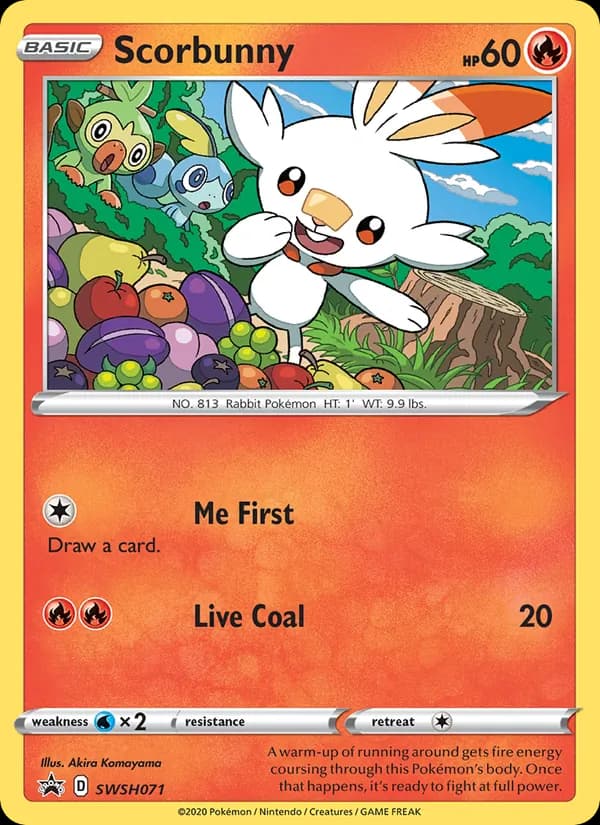 Scorbunny — изображение карты