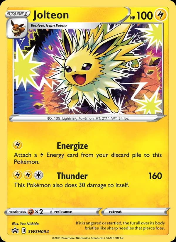 Jolteon — изображение карты