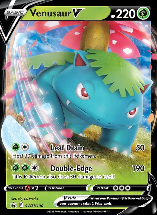 Venusaur V — изображение карты