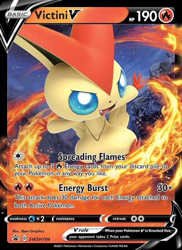 Victini V — изображение карты