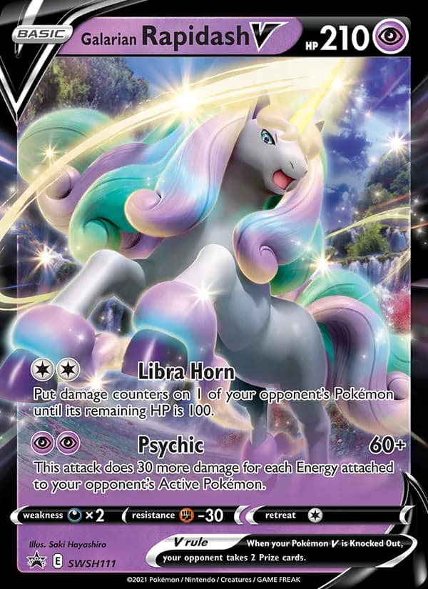 Galarian Rapidash V — изображение карты