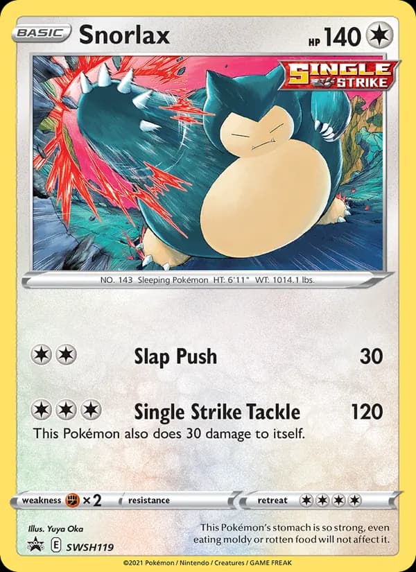 Snorlax — изображение карты