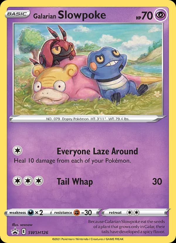 Galarian Slowpoke — изображение карты