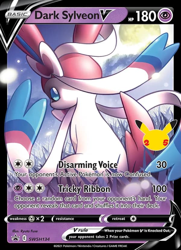 Dark Sylveon V — изображение карты