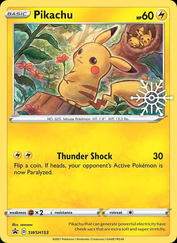 Pikachu — изображение карты