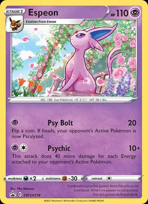 Espeon — изображение карты