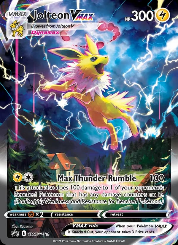 Jolteon VMAX — изображение карты