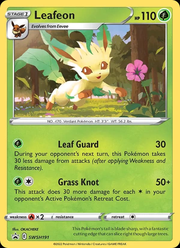 Leafeon — изображение карты
