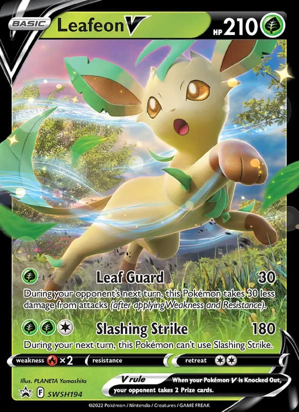 Leafeon V — изображение карты