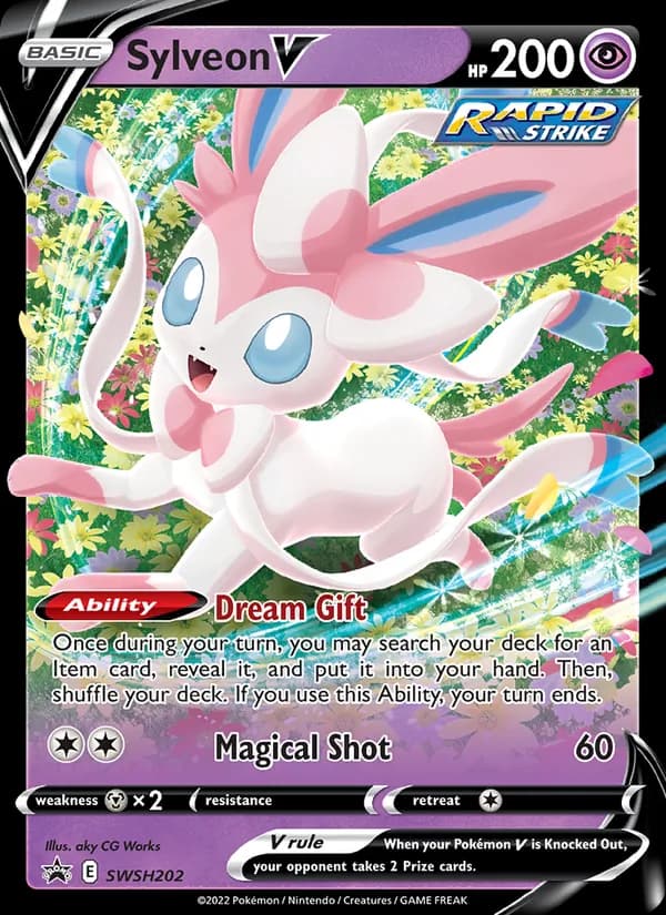 Sylveon V — изображение карты