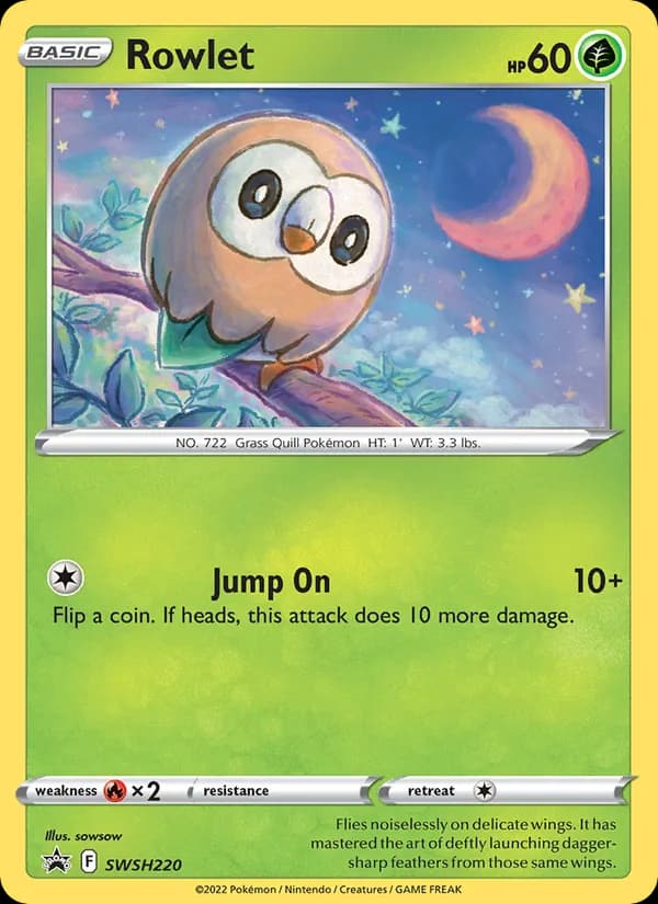Rowlet — изображение карты