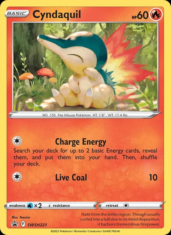 Cyndaquil — изображение карты