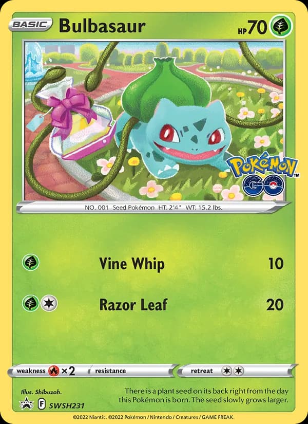 Bulbasaur — изображение карты