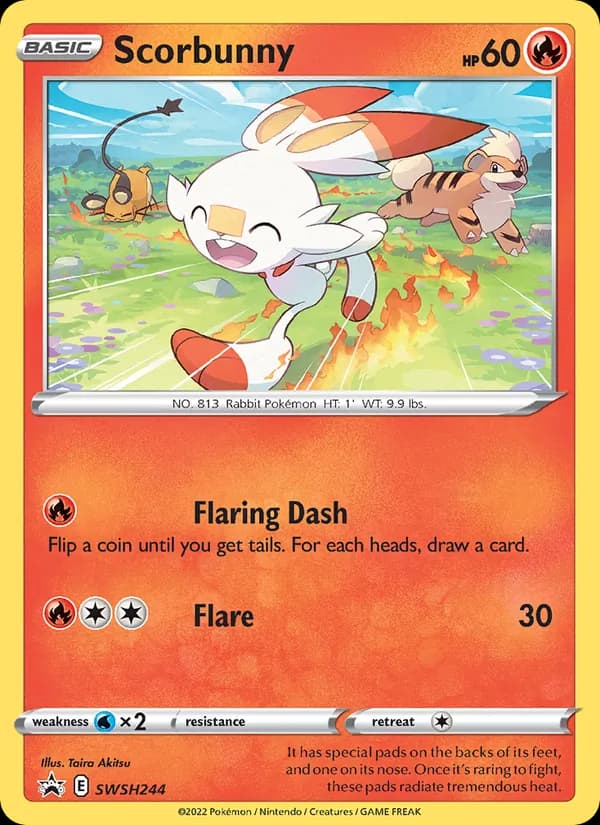 Scorbunny — изображение карты