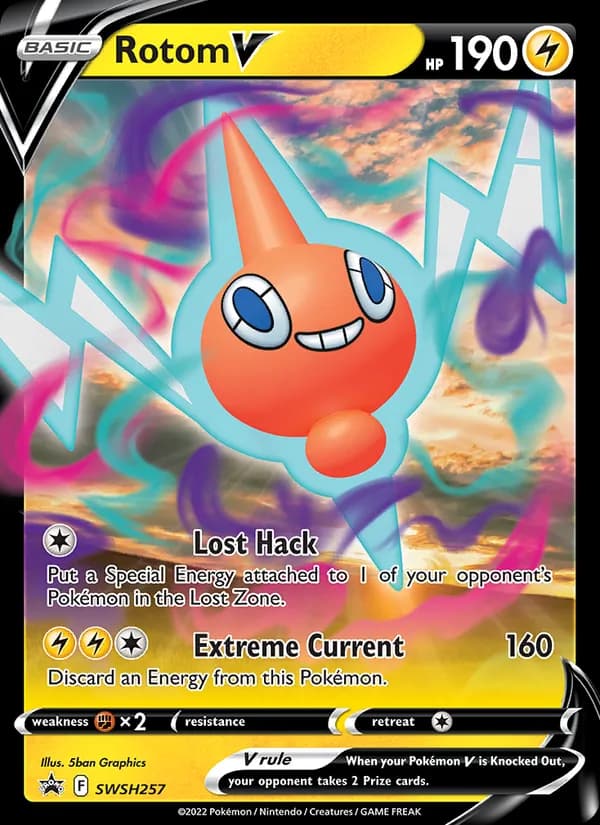 Rotom V — изображение карты
