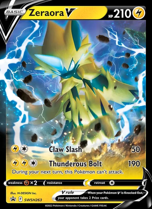 Zeraora V — изображение карты