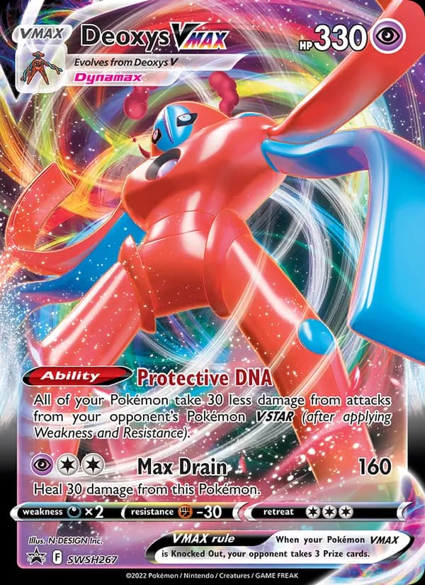 Deoxys VMAX — изображение карты