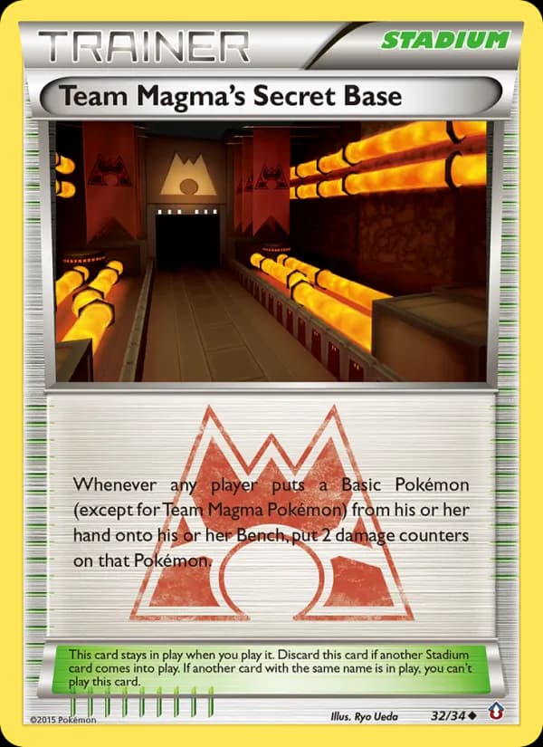 Team Magma's Secret Base — изображение карты