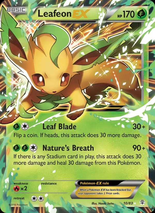 Leafeon EX — изображение карты