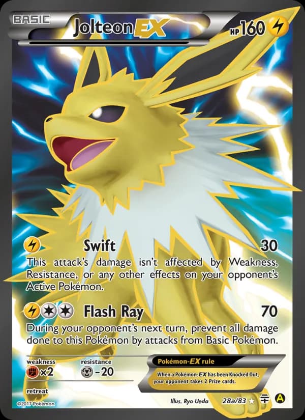 Jolteon EX — изображение карты